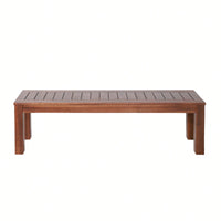 Set Of 2 Elegant 61.75 Inch Outdoor Benches For Patio And Garden Seating