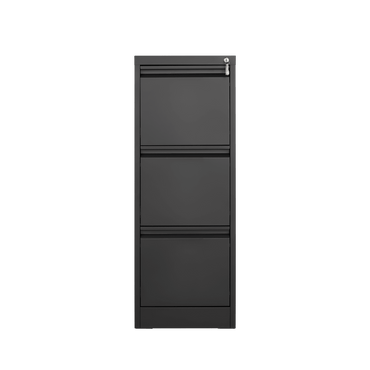 Metal Vertical File Cabinet With Lock For A4 Legal Letter Size Storage Office Home Assembly Required