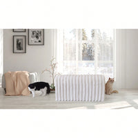 Corduroy Pet Supplies Ottoman Storage Bench Cozy Cat Nest For Living Room Entryway Bedroom