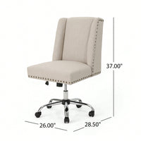 Ergonomic Adjustable Office Chair With Lumbar Support And Breathable Mesh Back