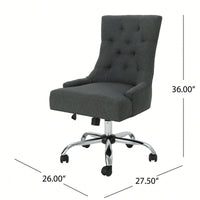 Ergonomic Adjustable Office Chair With Lumbar Support And Breathable Mesh Back