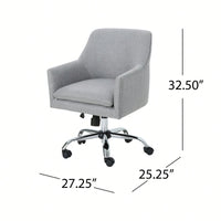 Ergonomic Adjustable Office Chair With Lumbar Support And Breathable Mesh Back