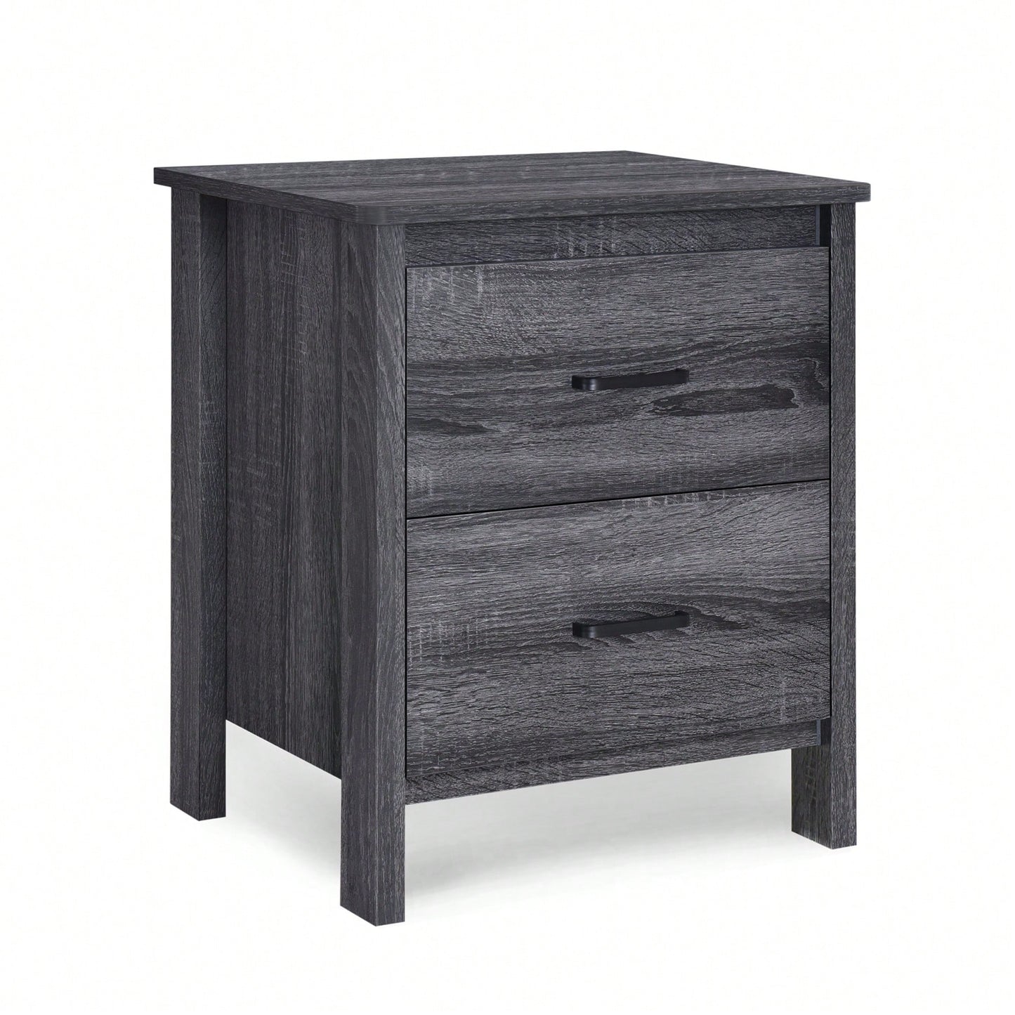 Easy Assembly Nightstand With Storage Drawer And Modern Design