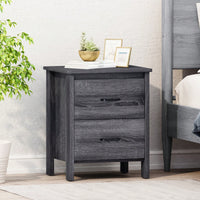 Easy Assembly Nightstand With Storage Drawer And Modern Design