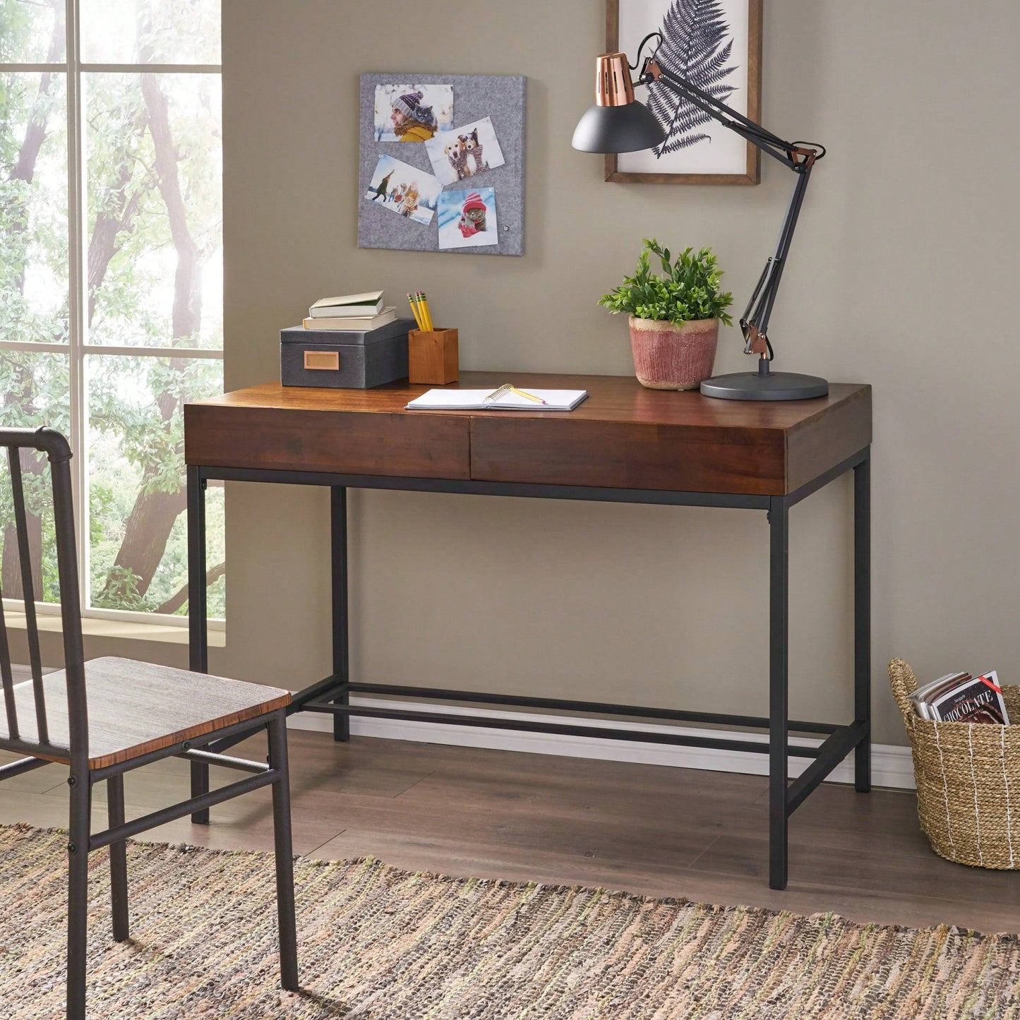 Modern Multi-Functional Storage Desk With Ample Workspace And Organizational Features