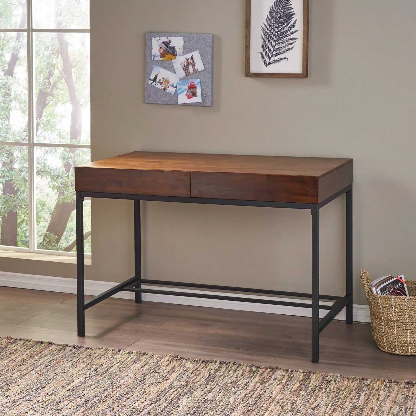 Modern Multi-Functional Storage Desk With Ample Workspace And Organizational Features