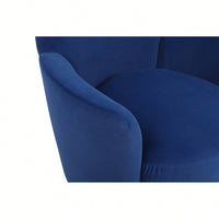 Comfy Swivel Barrel Chair With Gold Stainless Steel Base For Living Room And Bedroom Reading Chair In Brownish Red