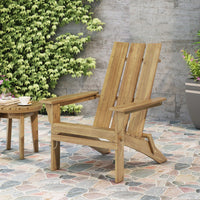 Comfortable Foldable Adirondack Chair For Outdoor Relaxation And Space-Saving Convenience