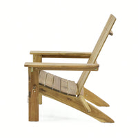 Comfortable Foldable Adirondack Chair For Outdoor Relaxation And Space-Saving Convenience