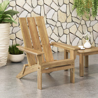 Comfortable Foldable Adirondack Chair For Outdoor Relaxation And Space-Saving Convenience