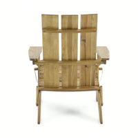 Comfortable Foldable Adirondack Chair For Outdoor Relaxation And Space-Saving Convenience