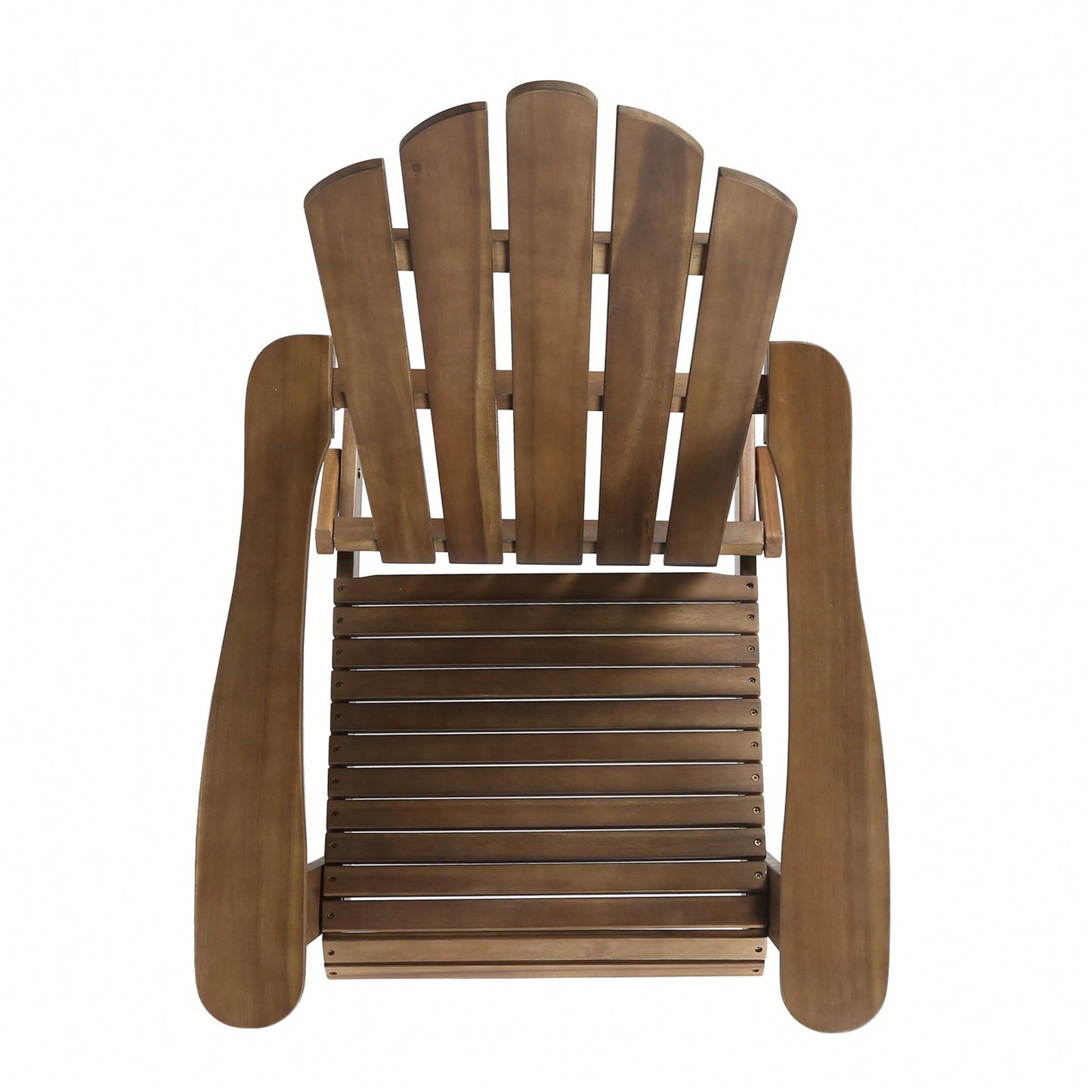 Comfortable Foldable Adirondack Chair For Outdoor Relaxation And Patio Use