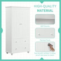 Versatile Tall Storage Cabinet With Three Drawers For Bathroom Or Office Organization In White