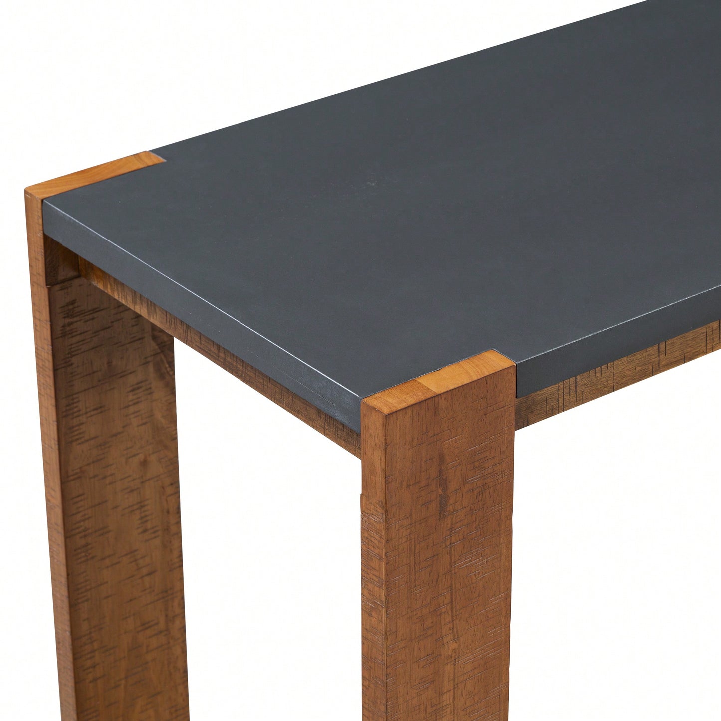 Minimalist Console Table With Bottom Shelf And Four Legs For Entryway Hallway Living Room Foyer Corridor