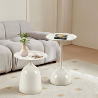 Elegant White Side Table For Modern Living Spaces