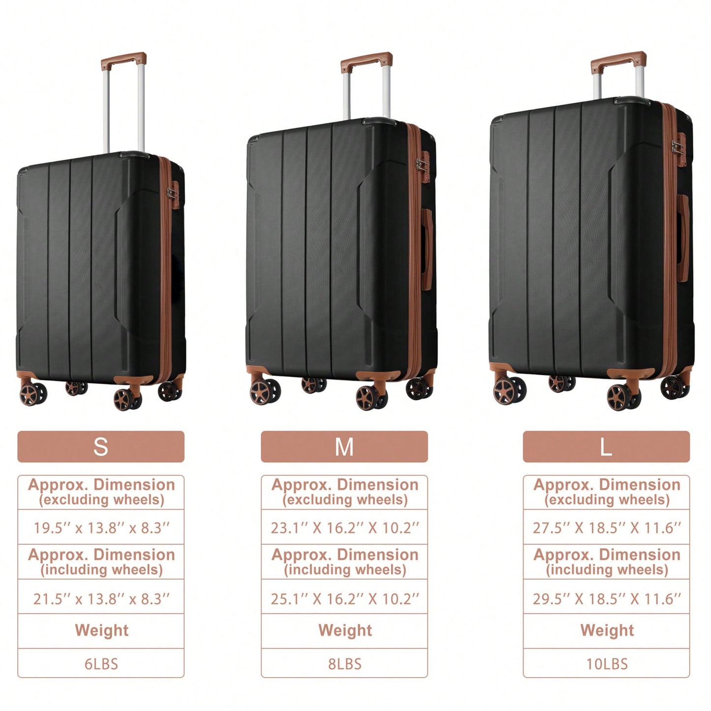 Lightweight Durable ABS Hardshell Suitcase With Double Wheels Expandable 28 Inch Checked Luggage