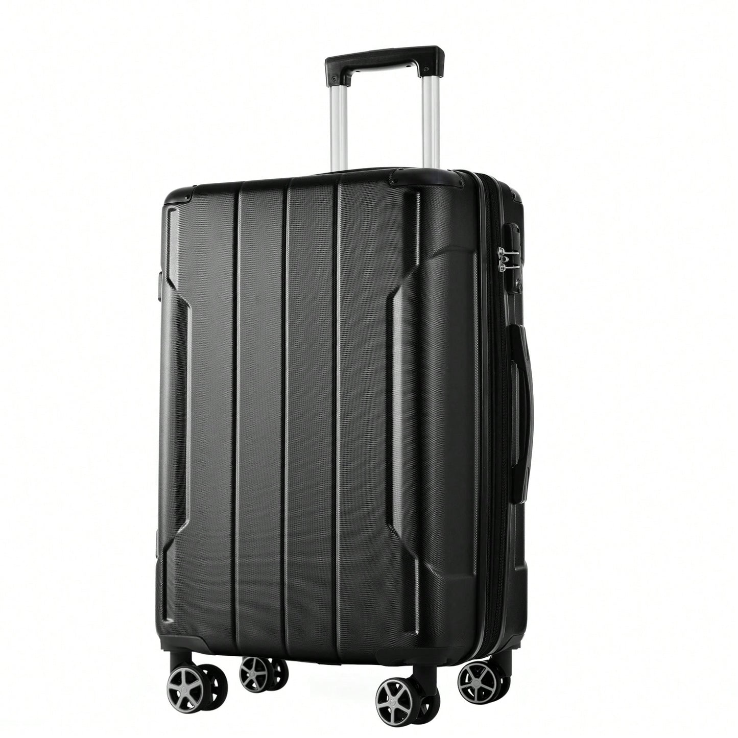 Lightweight Durable ABS Hardshell Suitcase With Double Wheels Expandable 28 Inch Checked Luggage