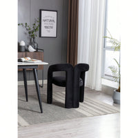Contemporary Velvet Upholstered Accent Dining Barrel Chairs Set Of 2 Beige For Living Room Kitchen