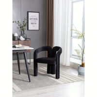 Contemporary Velvet Upholstered Accent Dining Barrel Chairs Set Of 2 Beige For Living Room Kitchen
