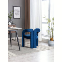 Contemporary Velvet Upholstered Accent Dining Barrel Chairs Set Of 2 Beige For Living Room Kitchen