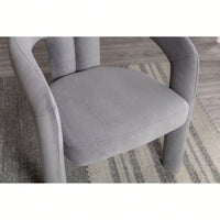 Contemporary Velvet Upholstered Accent Dining Barrel Chairs Set Of 2 Beige For Living Room Kitchen