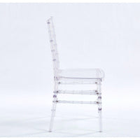 Set Of 4 Modern Plastic Seat Dining Chairs For Stylish Home Decor