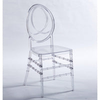 Set Of 4 Modern Plastic Seat Dining Chairs For Stylish Home Decor