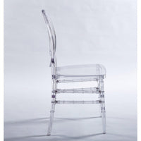 Set Of 4 Modern Plastic Seat Dining Chairs For Stylish Home Decor