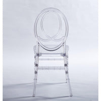 Set Of 4 Modern Plastic Seat Dining Chairs For Stylish Home Decor