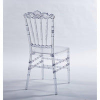 Set Of 4 Modern Plastic Seat Dining Chairs For Stylish Home Decor