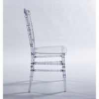 Set Of 4 Modern Plastic Seat Dining Chairs For Stylish Home Decor