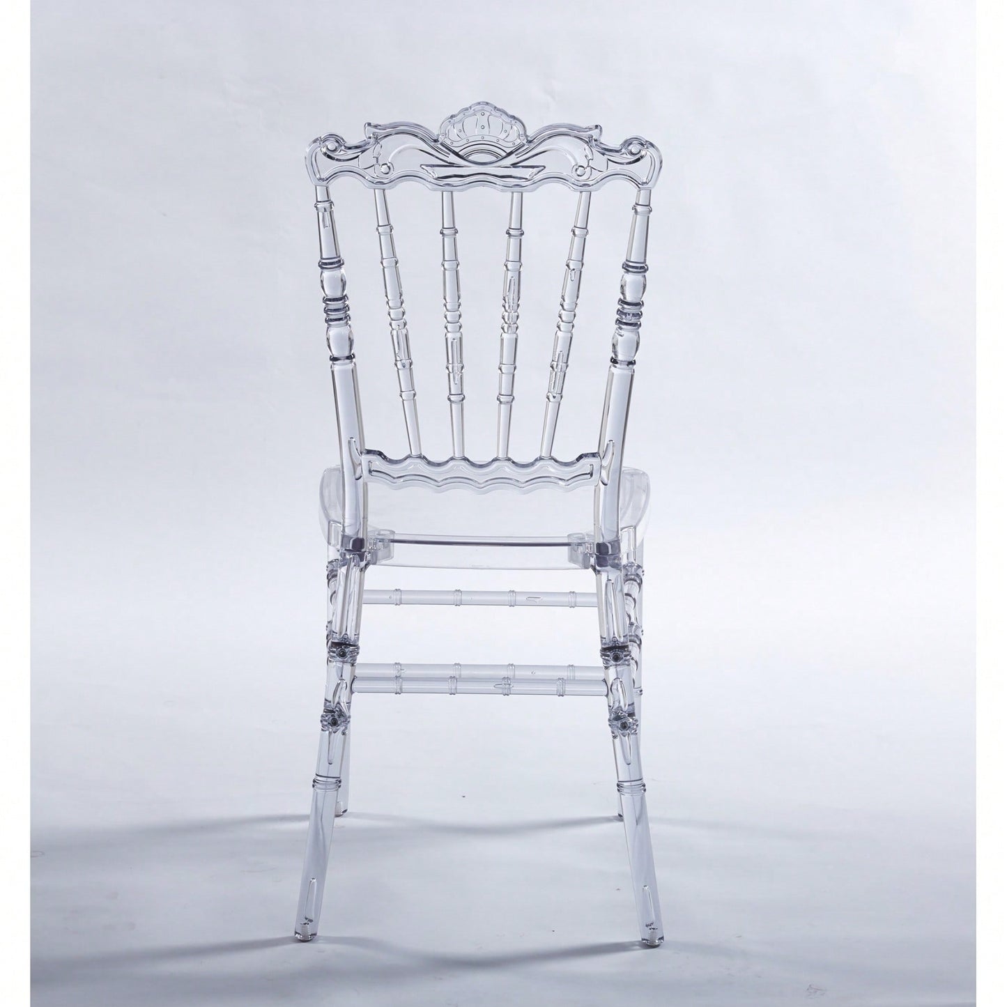 Set Of 4 Modern Plastic Seat Dining Chairs For Stylish Home Decor