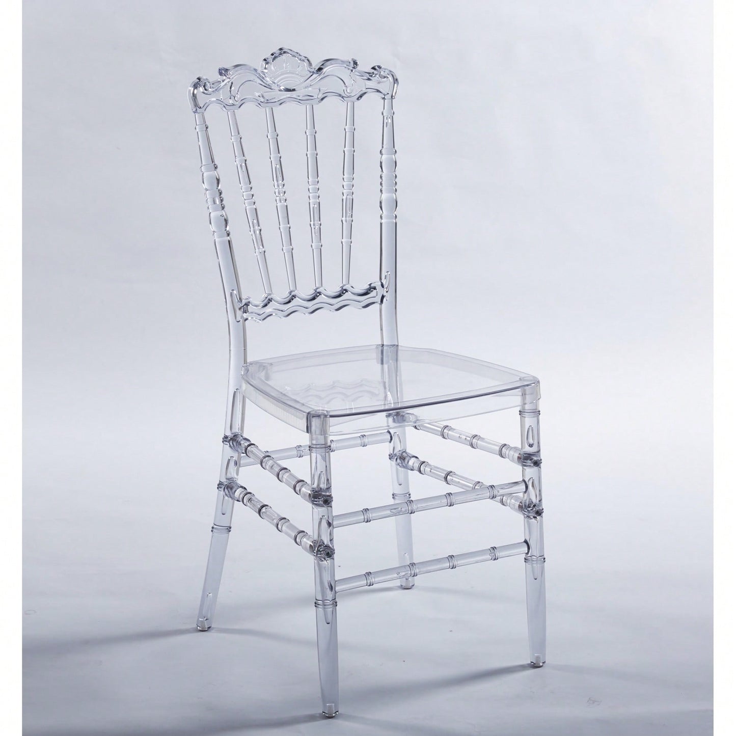 Set Of 4 Modern Plastic Seat Dining Chairs For Stylish Home Decor