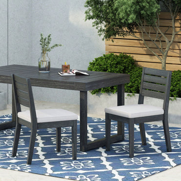 Set Of 2 Elegant Armless Dining Chair With Modern Design And Comfortable Seating