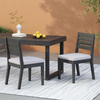 Set Of 2 Elegant Armless Dining Chair With Modern Design And Comfortable Seating