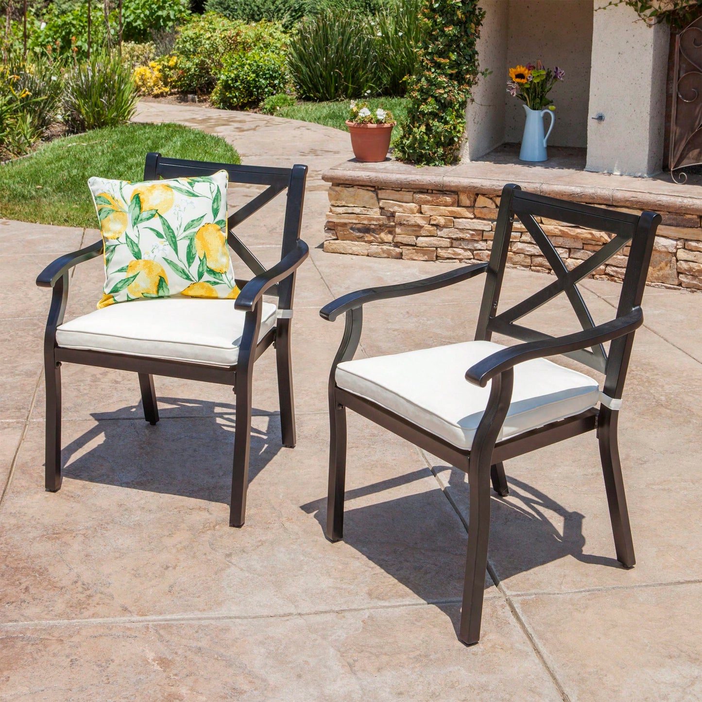Elegant Two-Piece Dining Chair Set For Modern Home Decor