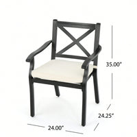 Elegant Two-Piece Dining Chair Set For Modern Home Decor