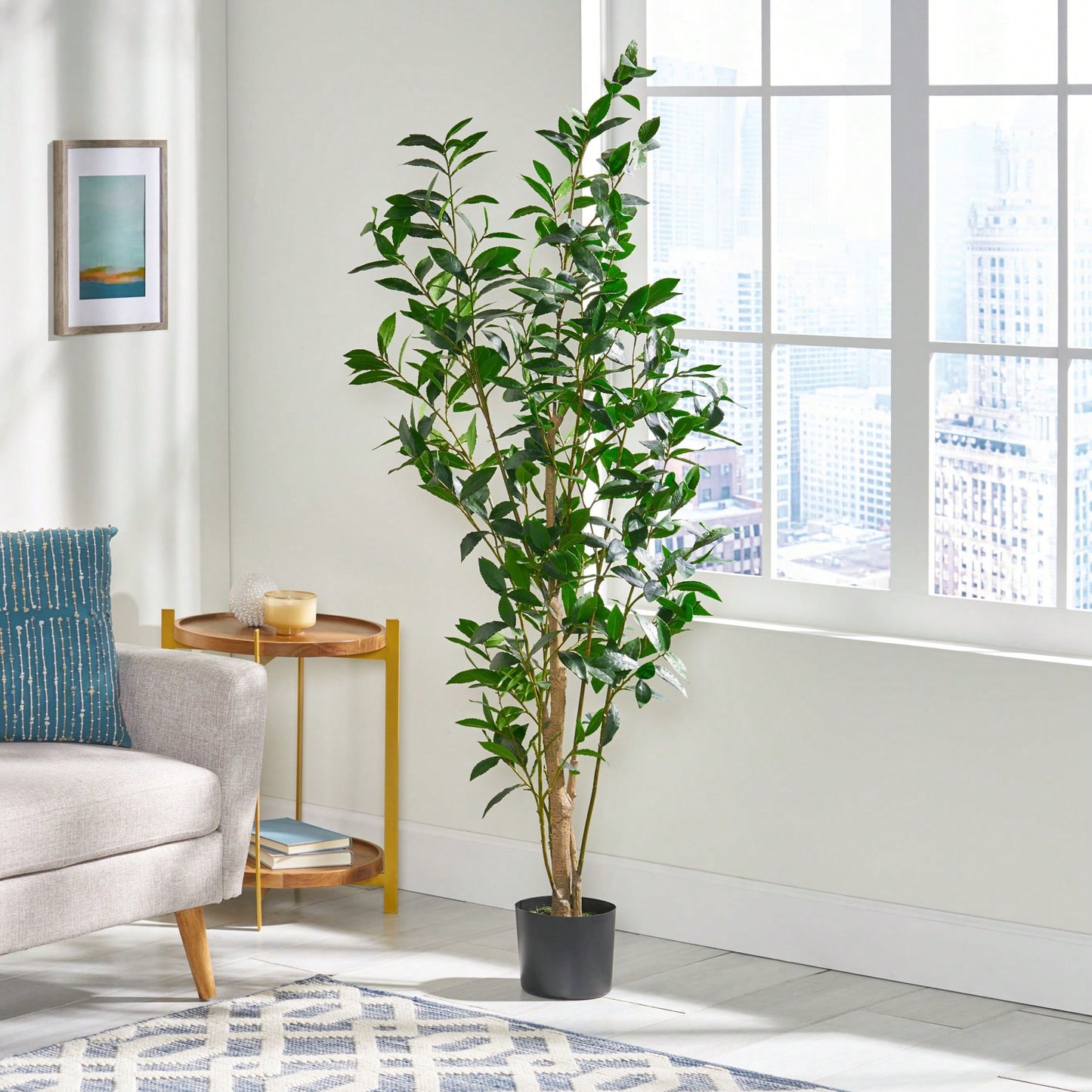 150CM Artificial Laurel Tree For Home Decor And Indoor Landscaping