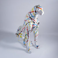 Large 31.5 Inch Modern Resin Leopard Sculpture For Home Decor Stunning Classical Leopard Statue Ideal For Shops And Halls