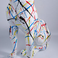 Large 31.5 Inch Modern Resin Leopard Sculpture For Home Decor Stunning Classical Leopard Statue Ideal For Shops And Halls