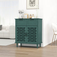 Stylish 2 Door 2 Drawer Cabinet For Bedroom Living Room And Study Storage Solutions