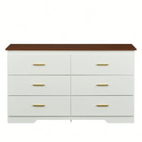 Wood Grain Buffet Sideboard Storage Cabinet With Gold Metal Handles For Dining Room Living Room Kitchen Hallway Grey