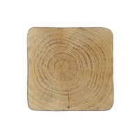 Stylish Black Twist Shape Side Table With Wood-Like Texture For Modern Living Spaces
