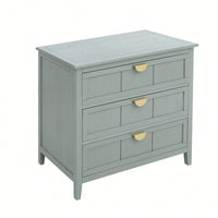 Versatile 3 Drawer Storage Cabinet For Bedroom Living Room Or Study