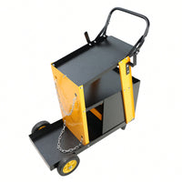 Multi-Function Welder Trolley With Storage Tank And 4-Drawer Chest For MIG TIG ARC Plasma Cutters, 280 LBS Capacity