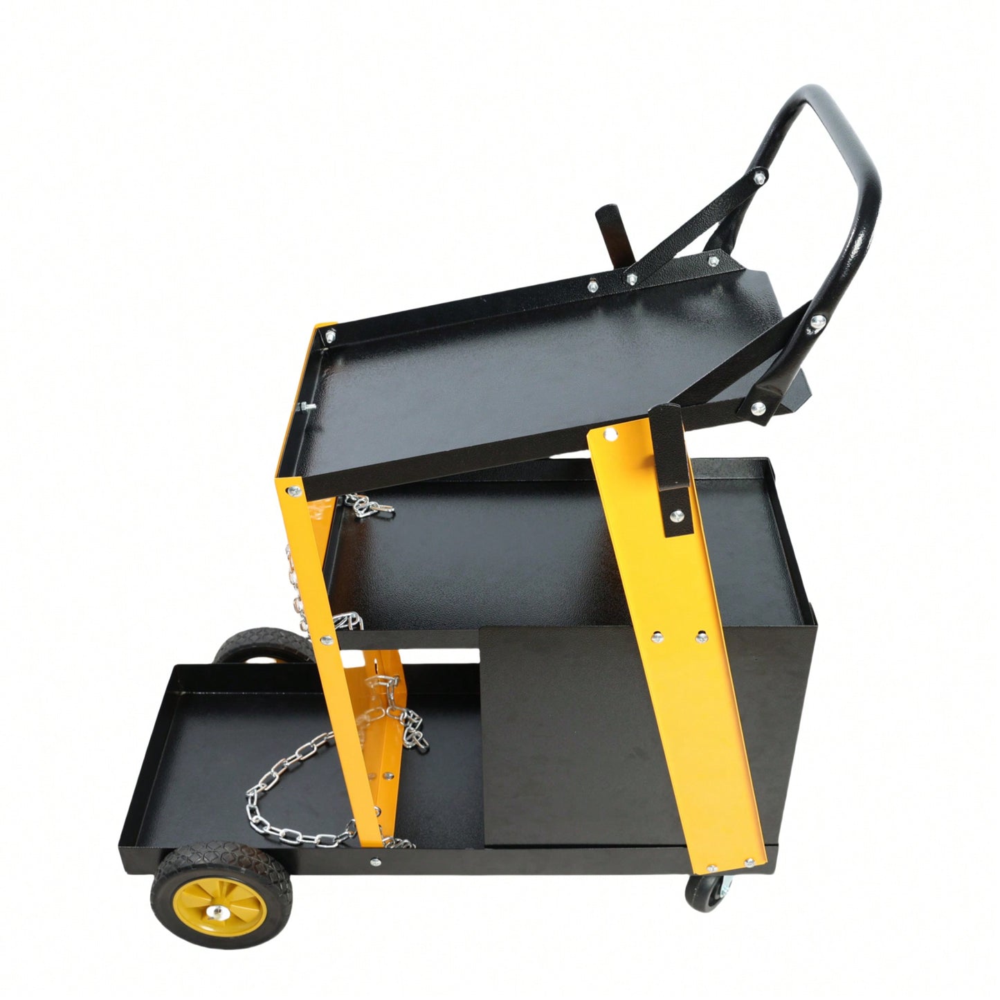 Multi-Function Welder Trolley With Storage Tank And 4-Drawer Chest For MIG TIG ARC Plasma Cutters, 280 LBS Capacity