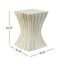 Archaistic Wavy Side Table For Modern Living Spaces