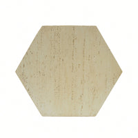 MGO Hexagonal Archaistic Side Table For Modern Living Room Decor