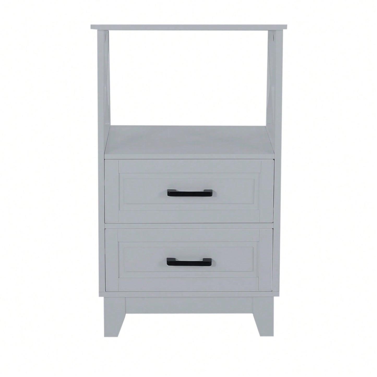 Stylish 2 Drawer Storage Cabinet For Home And Office Organization