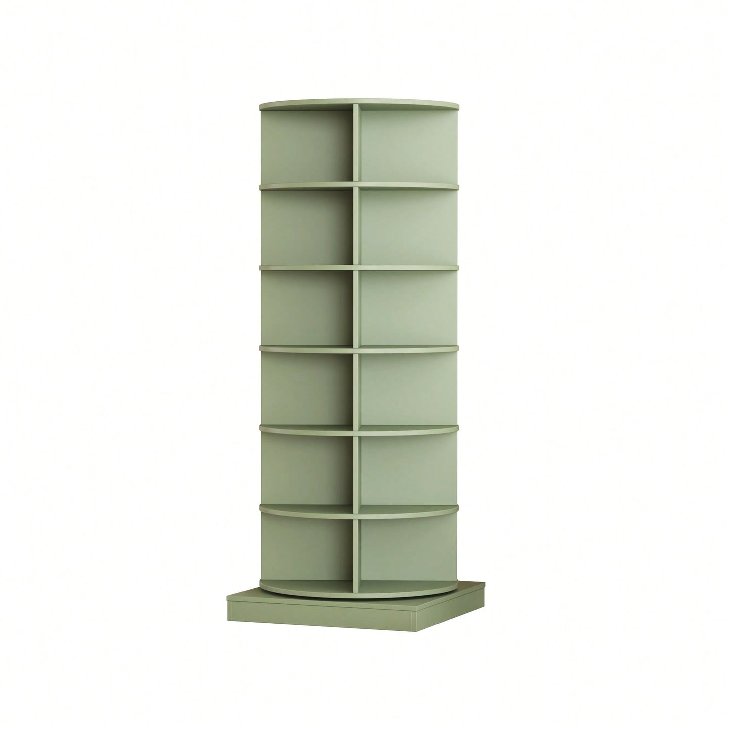 360 Degree Rotating Shoe Cabinet With 6 Layers For Space-Saving Storage And Organization